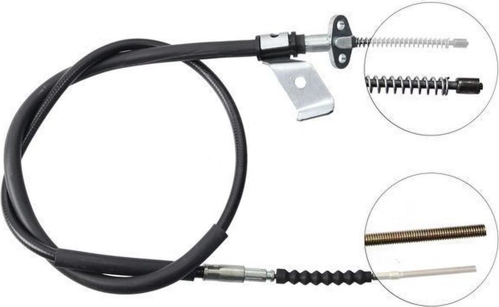 Seilzug Feststellbremse kein Wegrollen 1.356 mm A.B.S. für NISSAN MICRA