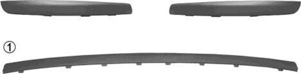 VAN WEZEL 1863551 - OE 1356654 Blende, Stoßstange hinten für Focus II