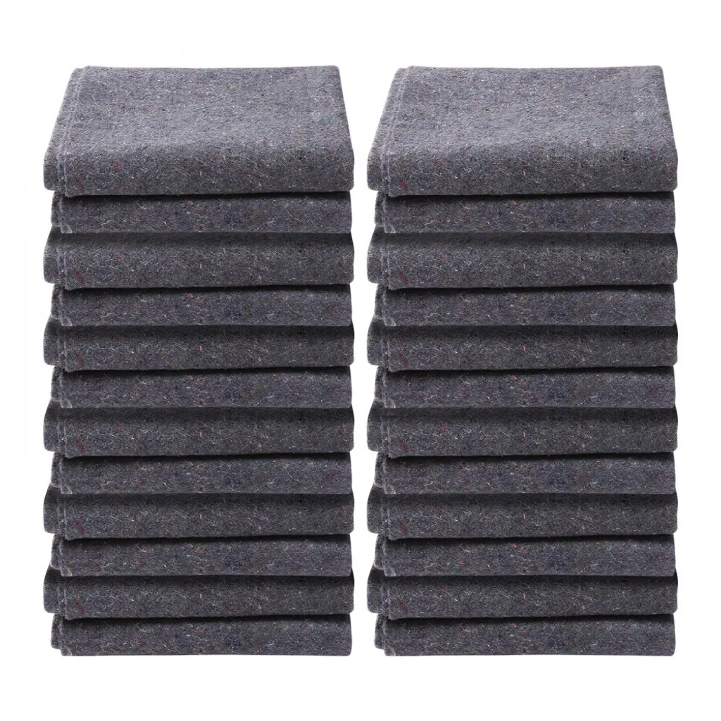 12x - Coperte per traslochi 1829x1372mm - Coperte per mobili in cotone riciclato - Coperte per stoccaggio - Coperte per traslochi - Coperte per trasporto - Coperte per imballaggio mobili - Coperte per imballaggio - Protezione per mobili - 9