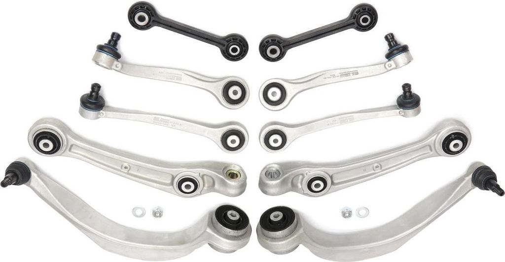 MS 37014-KIT-MS Lenkersatz, Querlenkersatz oben, unten, Vorderachse links + rechts für AUDI A8 D4 (4H2, 4H8, 4HC, 4HL)