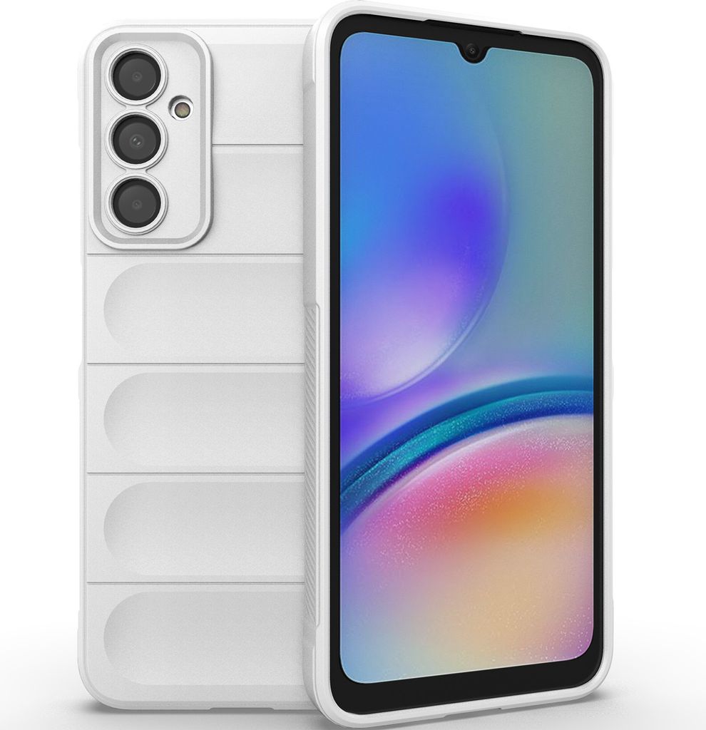 Handyhülle für Samsung Galaxy A05s Weich TPU Silikon Stossfest Anti-rutsch Hülle Weiß