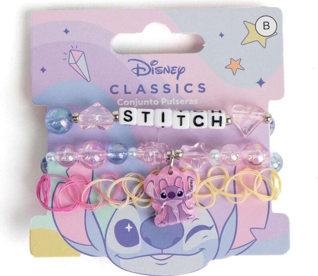 Cerda Group Stitch Armband Rosa  Kinder Rosa One Size Produktbild 