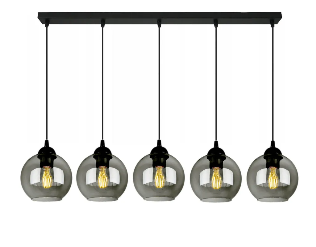 Lampada Ball N100-BZ5 Sospensione Chic Nera Bianca Grigia Arredo