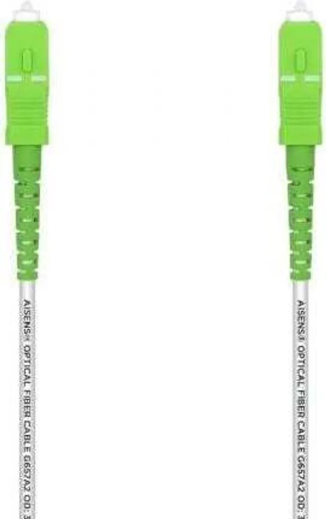 Cavo Patch Fibra Ottica 50m Aisens G657A2 SC/APC Bianco LSZH