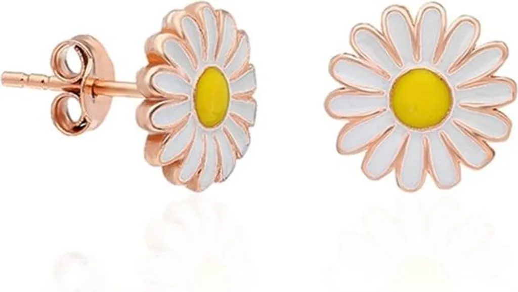 Boucles d'oreilles Marguerites en Argent - Le Cadeau Idéal pour Femmes