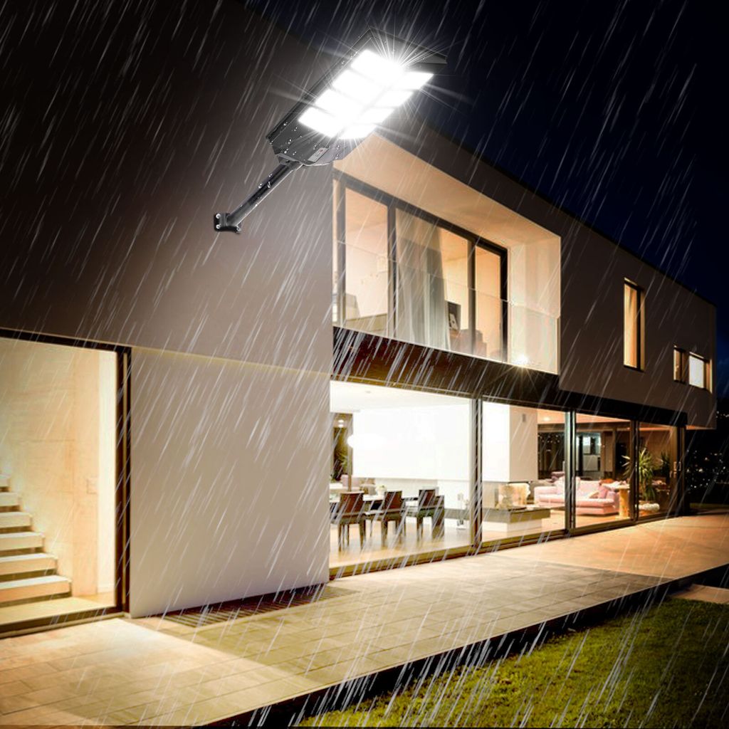 60000lm Straßenlaterne 560 LED Solar Lampe Strahler Produktbild 4