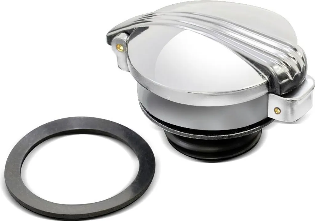 Bouchon de réservoir de moto rétro et cruiser, style Monza type HT4