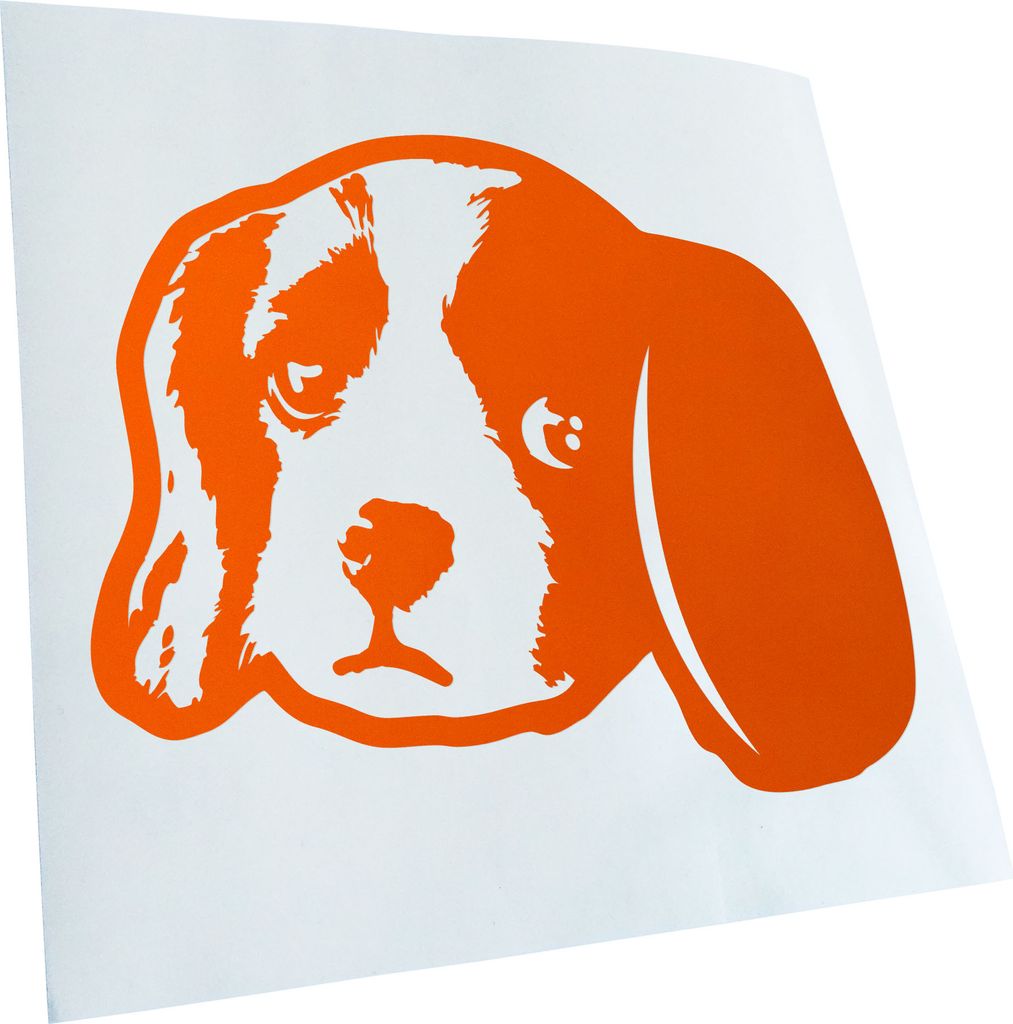 Kiwistar - Autoaufkleber - English toy spaniel Hund - Rot - 12x10cm - Aufkleber für Auto, Laptop, Fahrrad, LKW, Motorrad mehrfarbig JDM Decal Racing
