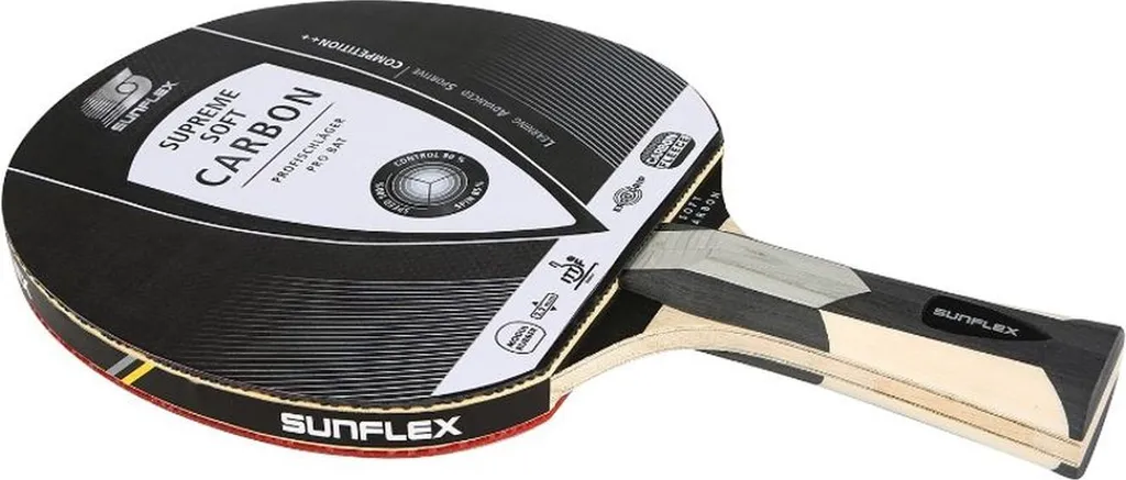 Raquette Ping-Pong Sunflex Supreme Soft Carbon Tactile et Puissante