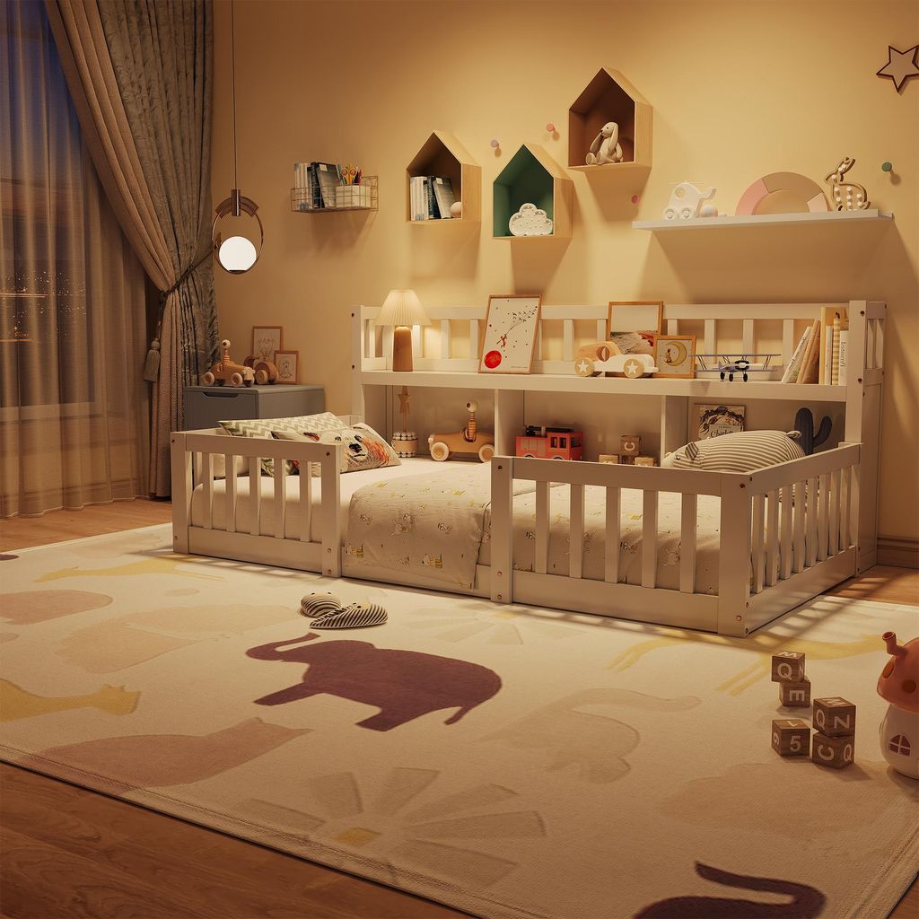 Letto per bambini ProximaX, 140x200 cm, in legno massello Immagine del prodotto 