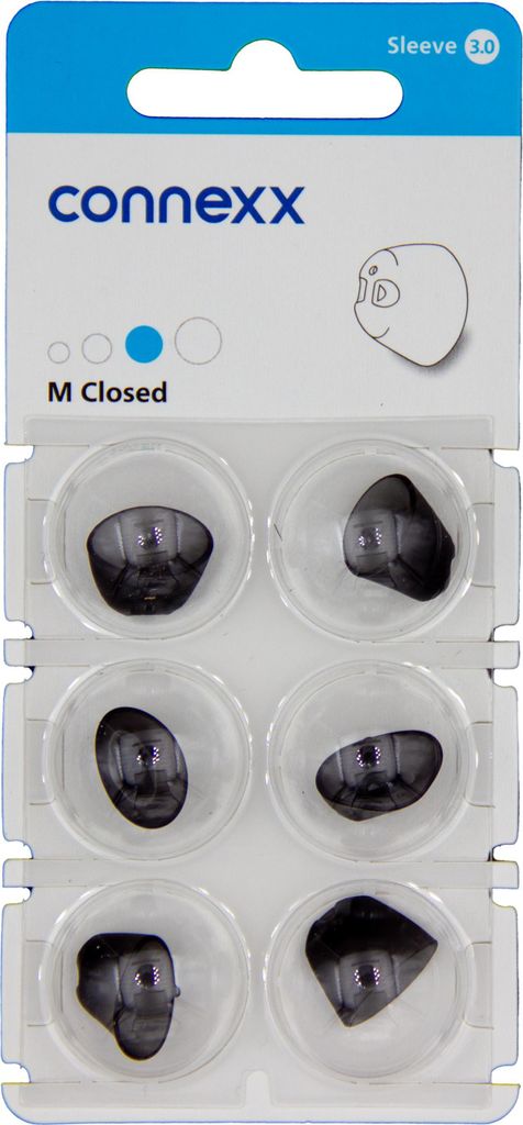 connexx Sleeve 3.0 Closed M Domes 6er Blister Blau  Produktbild 