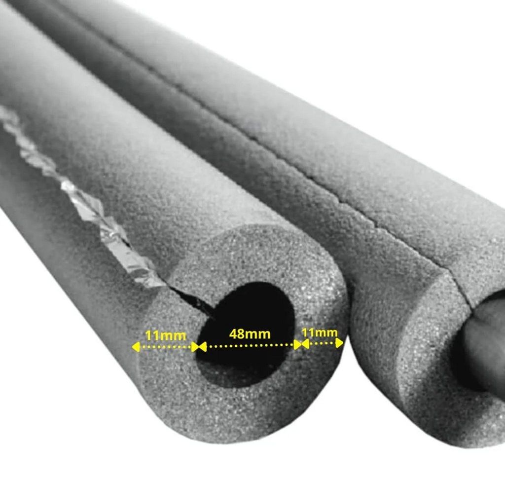 AEROFLEX SH XT Rohrisolierung 2m selbstklebend schwarz 48 x 10 mm