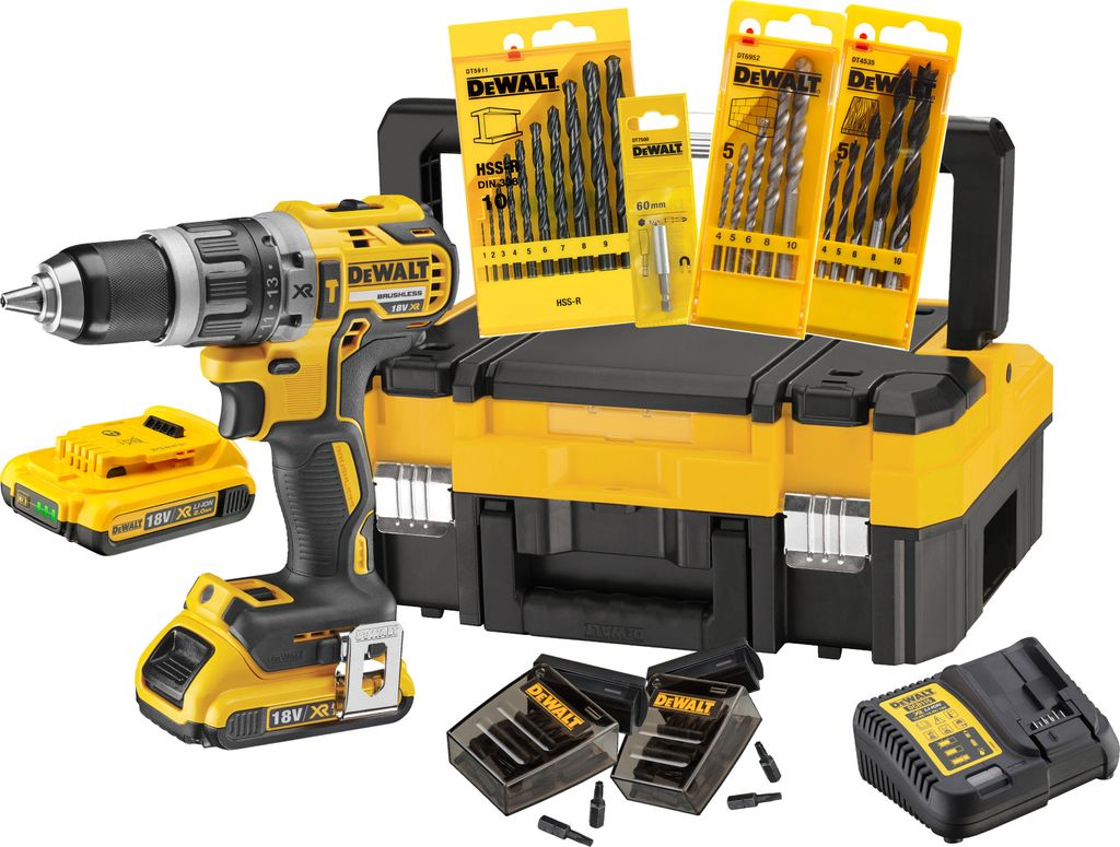 DEWALT Akku-Schlagbohrschrauber-Set 18V Produktbild 