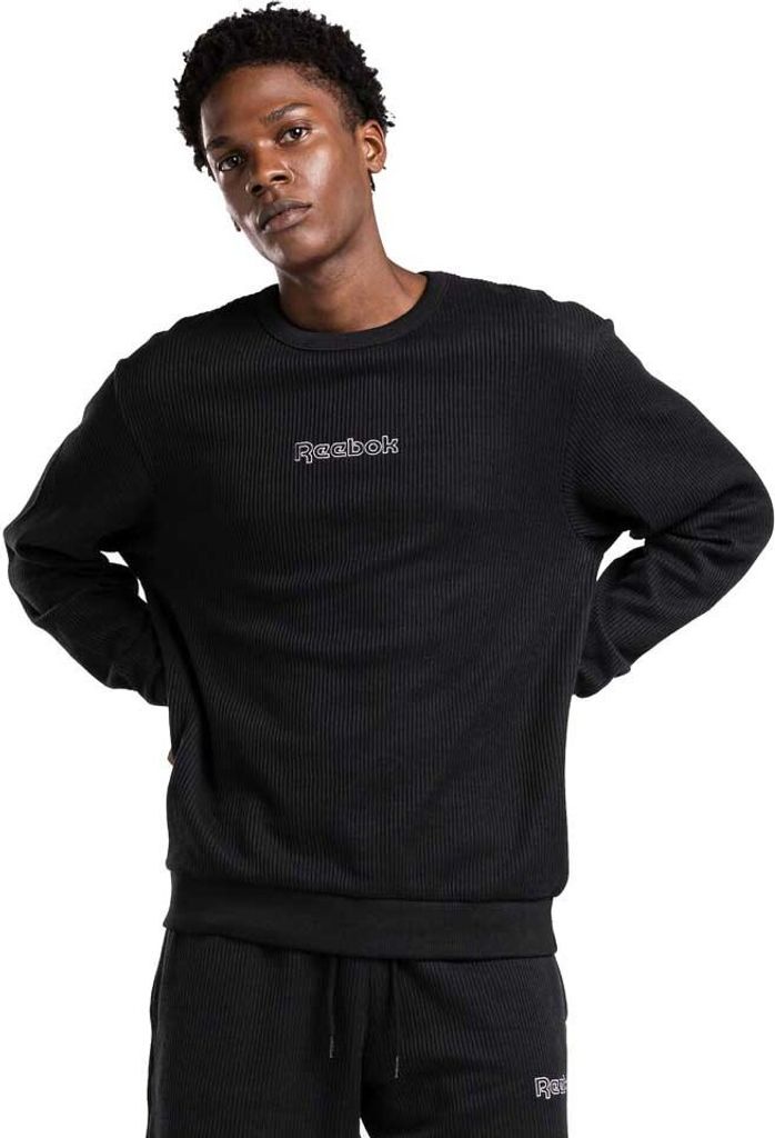 Reebok Classics Ri Vs Waffle Sweatshirt Schwarz M Mann Schwarz M