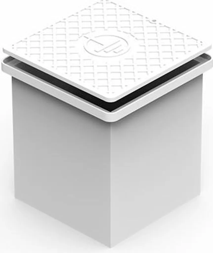 Boîtier de fiche pour installation électrique en extérieur avec fond