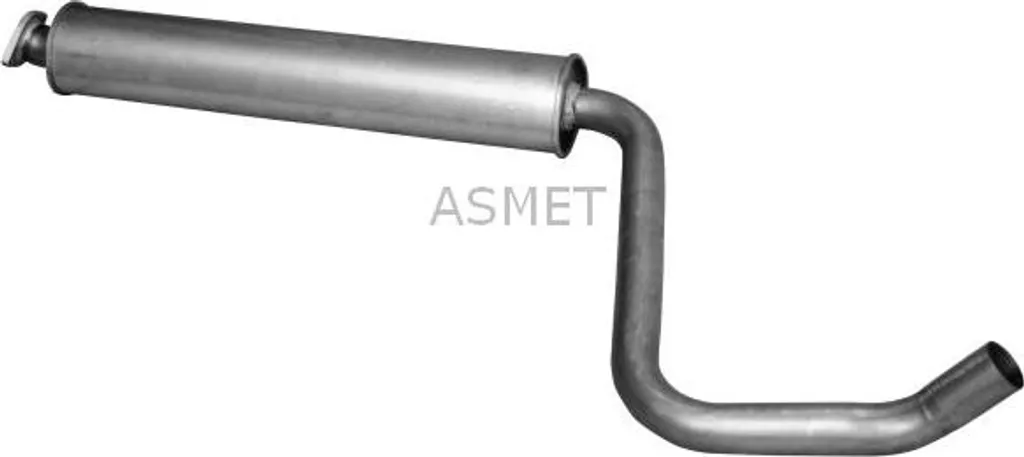 Silencieux avant robuste ASMET 5251 anti-corrosion pour Astra J 1.4