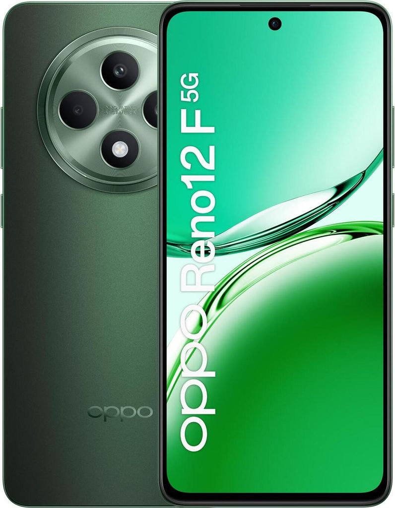 OPPO Reno12 F – 6.67″ AMOLED 120Hz, 8/256GB, Batteria 5000mAh, Ricarica 45W, Grigio