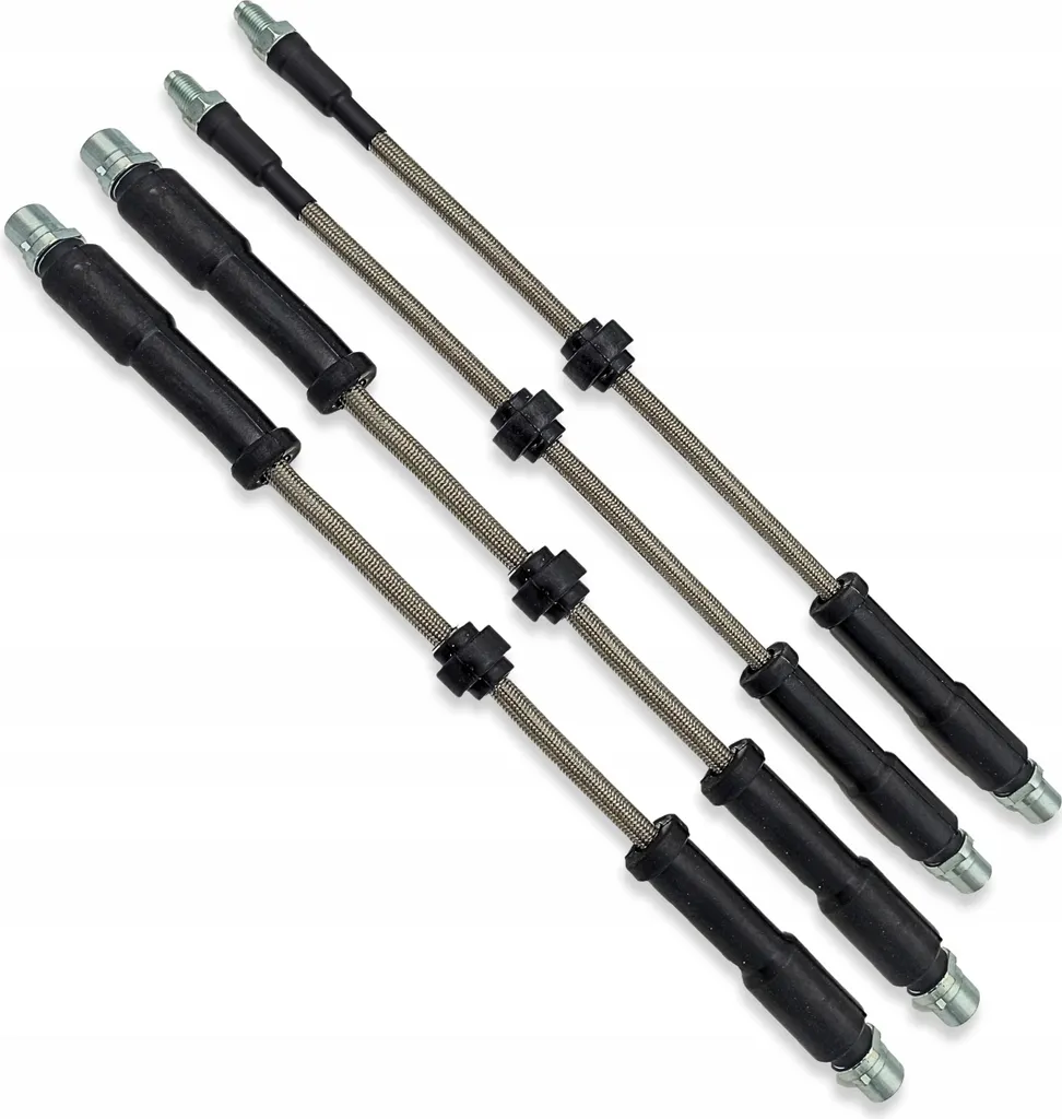 Kit flexibles de frein téflon et tresse acier haute pression Audi A6