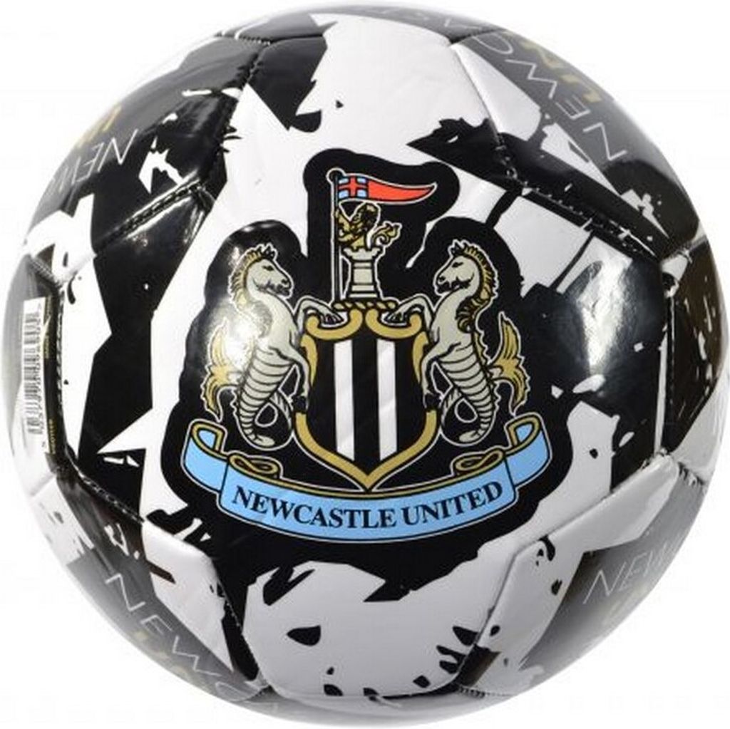 Newcastle United FC - Fußball Graffiti BS4552 (5) (Schwarz/Weiß/Gold)