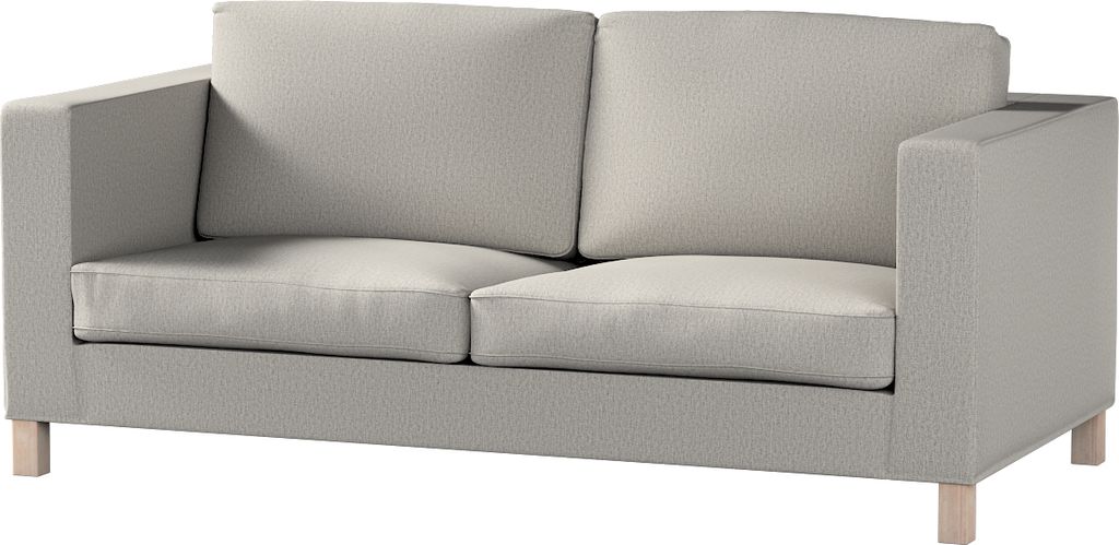 Dekoria Bezug für Karlanda Schlafsofa, kurz, grau, Bezug für Schlafsofa Karlanda kurz