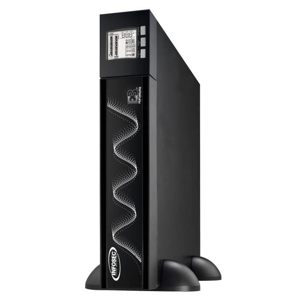 Infosec E3 Performance 1100 RT Unterbrechungsfreie Stromversorgung (USV) Doppelwandler (Online) 1,1 kVA 990 W 8 AC-Ausgänge (67024)