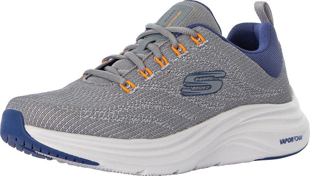 Skechers Herren Varien Ultra Light Vegan Sleek Sneaker in Grau Marine – 7 Großbritannien - 41 EU - 8 US / Grau Marine