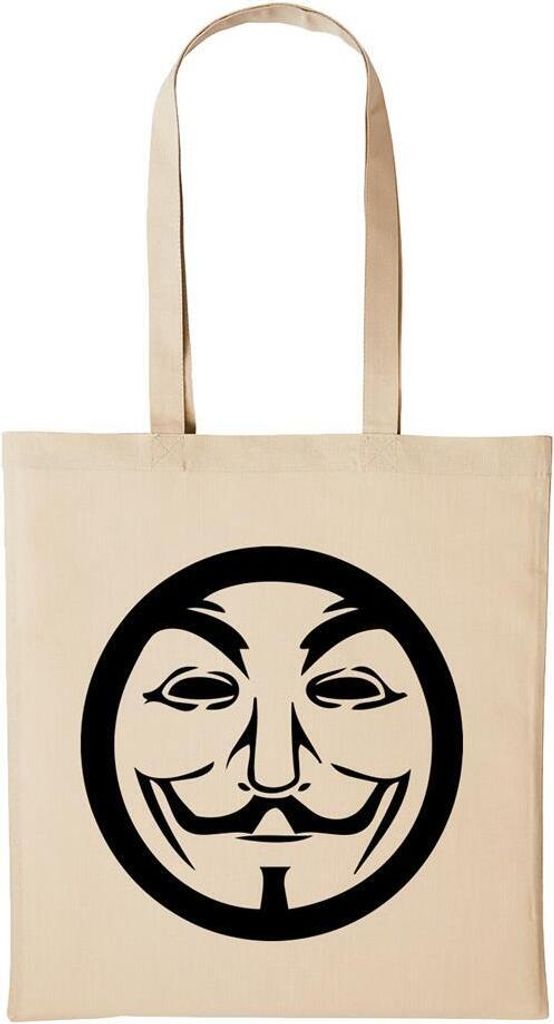 Huuraa Baumwollbeutel Anonymous Geschenk Einkaufstasche Produktbild 