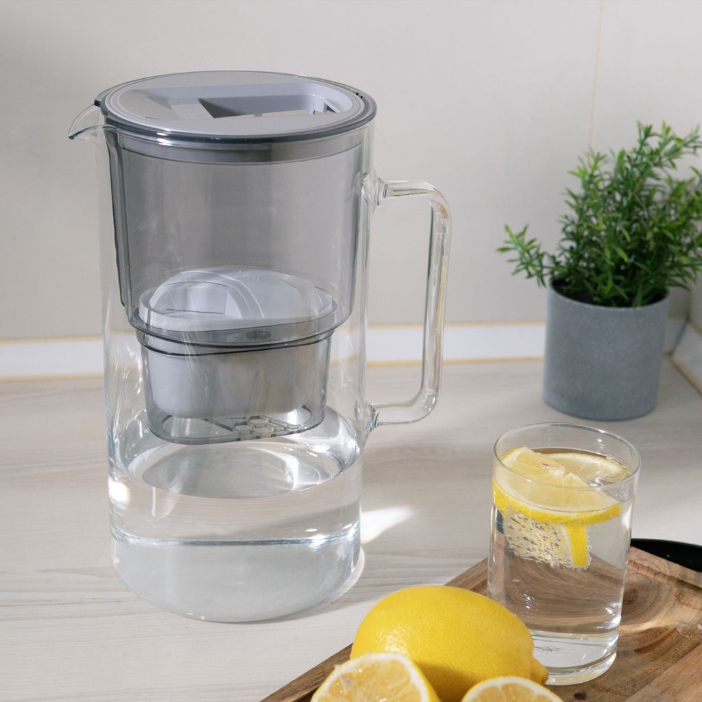 Wessper Wasserfilterkanne aus Glas 3 L Kompatibel mit Produktbild 5
