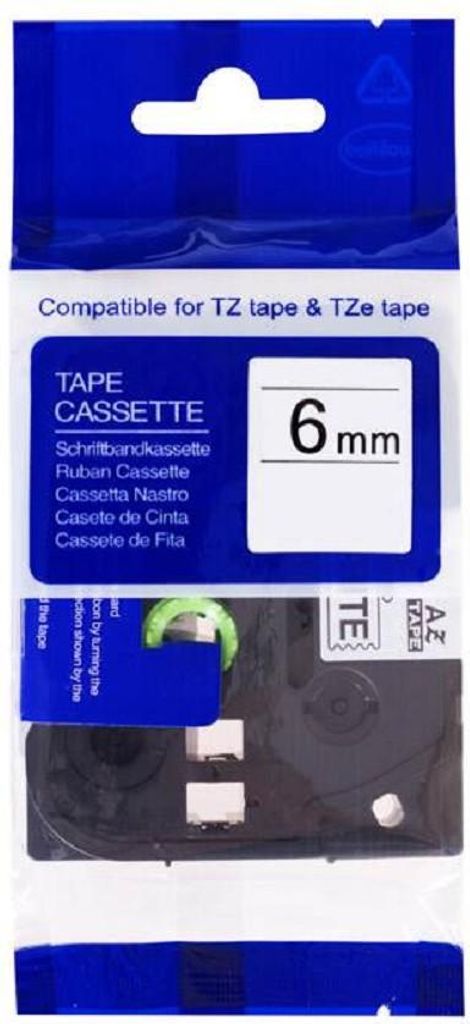 Kompatibilní páska TZE-111 (Černý tisk/průsvitný podklad)