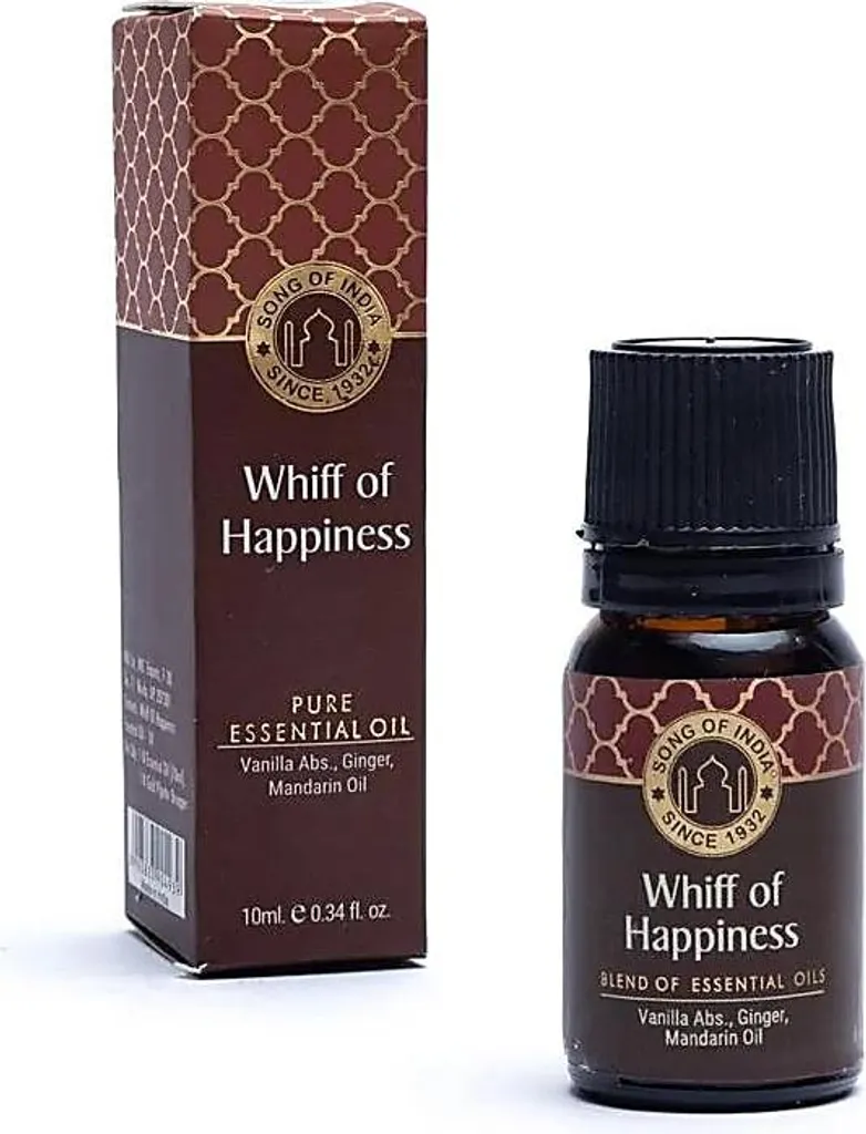 Huile Essentielle Song of India Whiff of Happiness - Pack de 3 x 10 ml