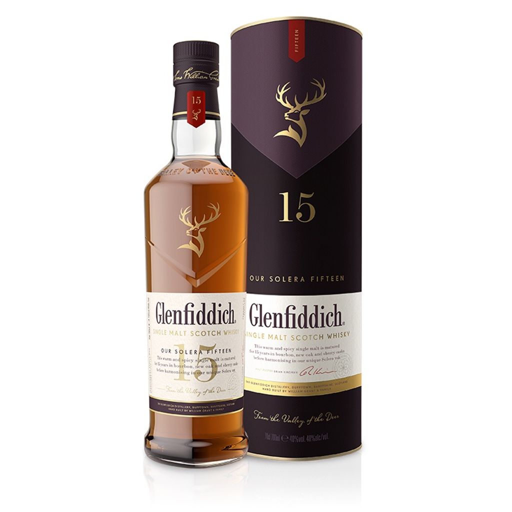 Glenfiddich 15 40% 0,7l (tuba) Obrázok produktu 6
