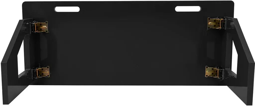Planche de rebond football en HDPE noir avec angles réglables 100x40 cm