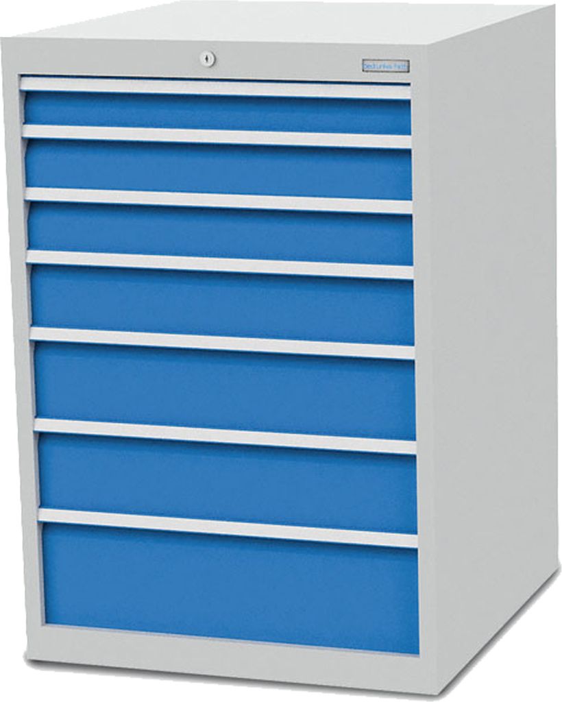 Bedrunka+Hirth Schubladenschrank Tiefe 736 mm R 24-24 7x Schublade BxTxH 705x736x 1.019 mm - 700/1321V10A