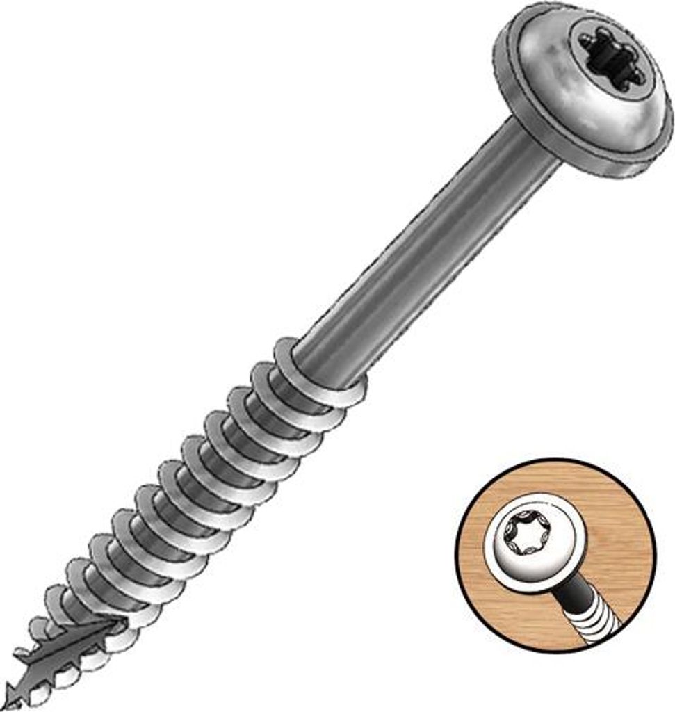 Milescraft | PocketScrews - Schrauben für Taschenfugen