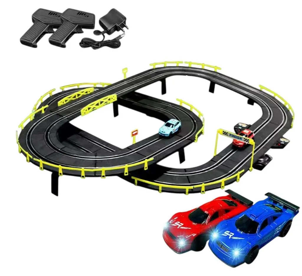 Circuit de Slot Car Electrique Carrera 410 cm pour Garçons et Filles