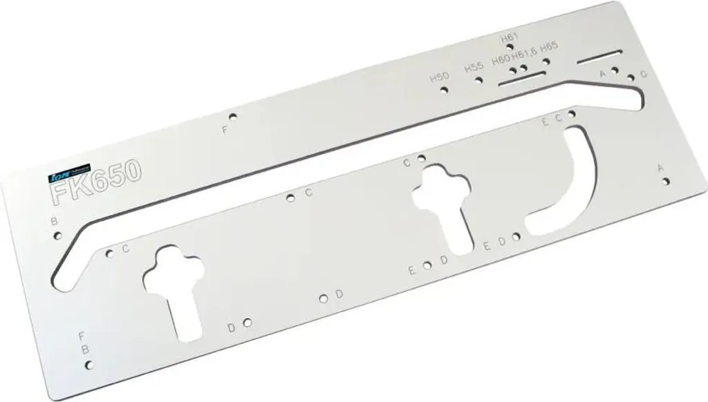 Gabarit de fraisage pour plan de travail 650mm IGM FK650 robuste
