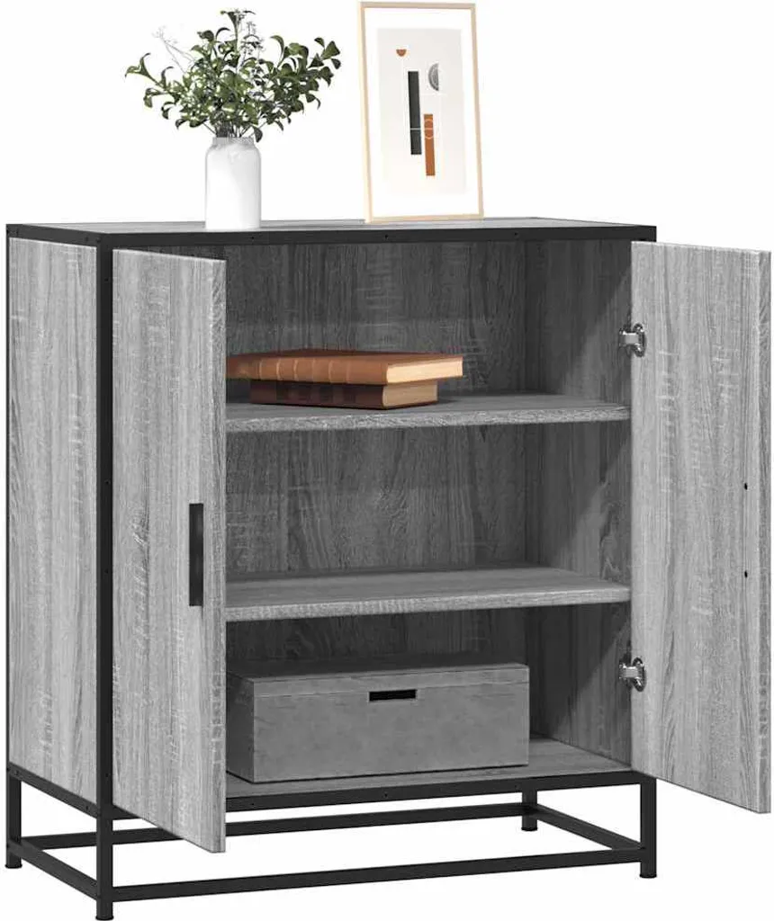 Sideboard vidaXL 68x35x76 cm Grigio Sonoma - Organizza con Stile