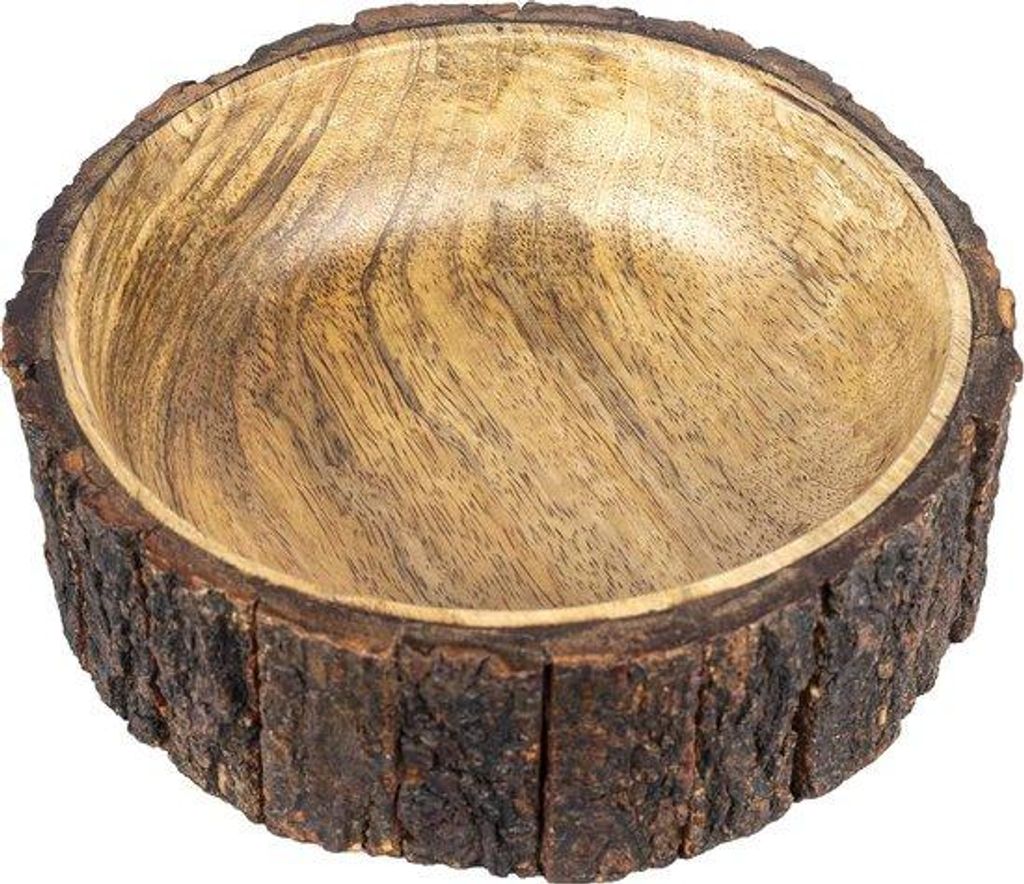 Holzschalen-Nuss-Box, mittel, 19,1 cm Durchmesser x 7 cm Höhe, Einzelbox