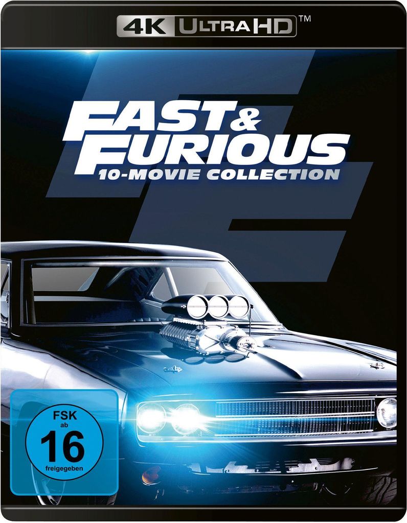 Fast & Furious - 10-Movie-Collection [4K Ultra HD] Produktbild 