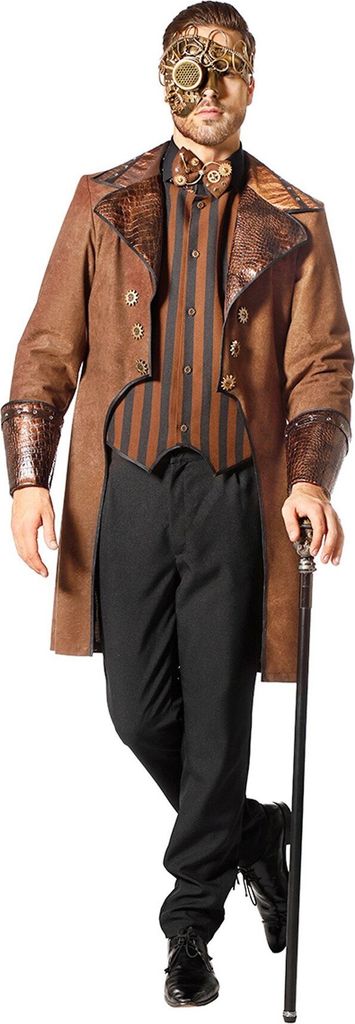 Steampunk Aristokrat Mantel & Weste Größe: 56 Produktbild 