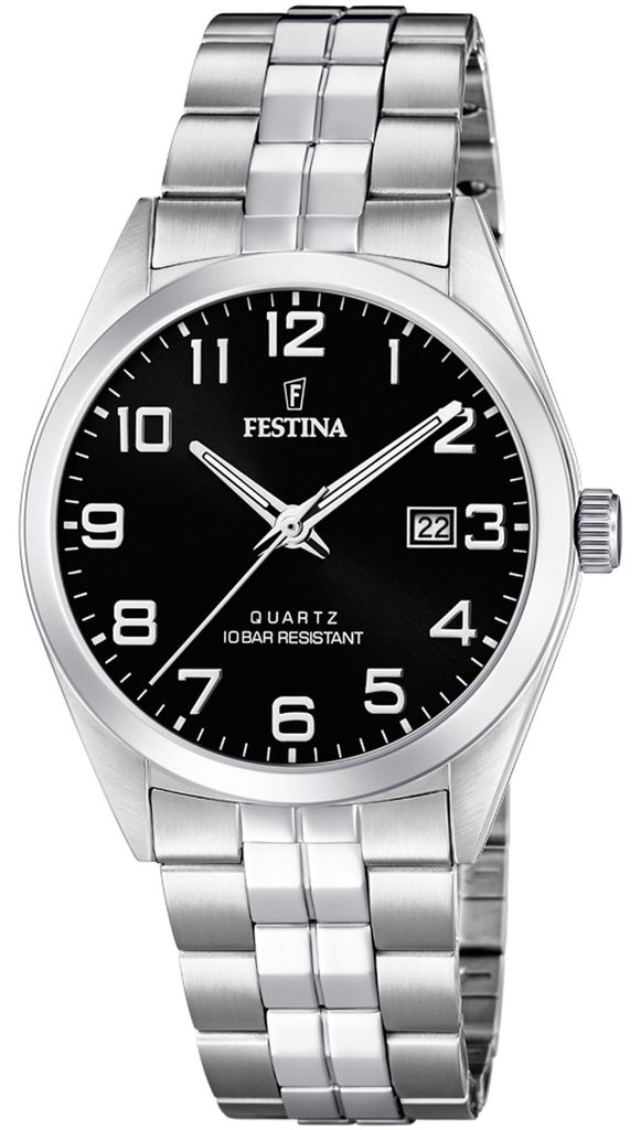 Festina Zegarek z datownikiem ACERO CLASICO Black Zdjęcie produktu 