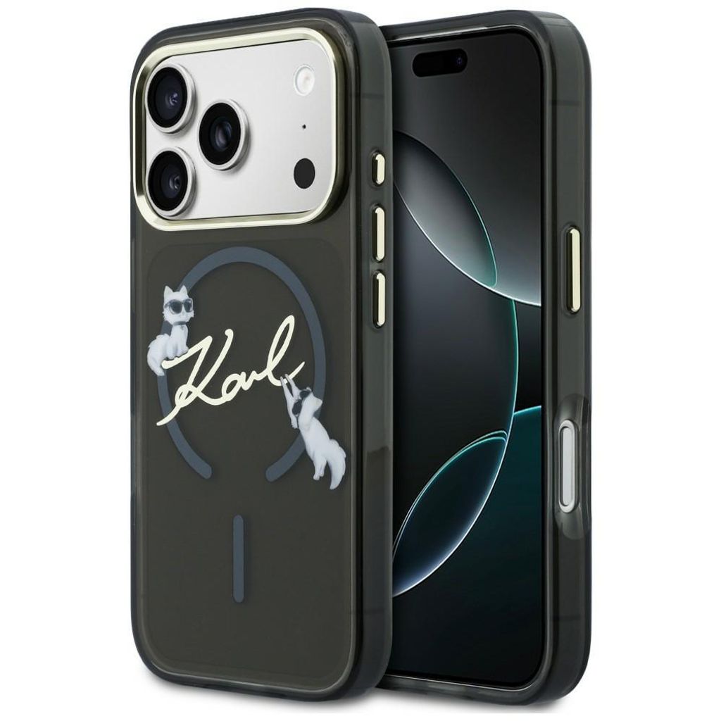 Karl Lagerfeld hoesje voor iPhone 18 Pro Max, MagSafe, Productafbeelding 