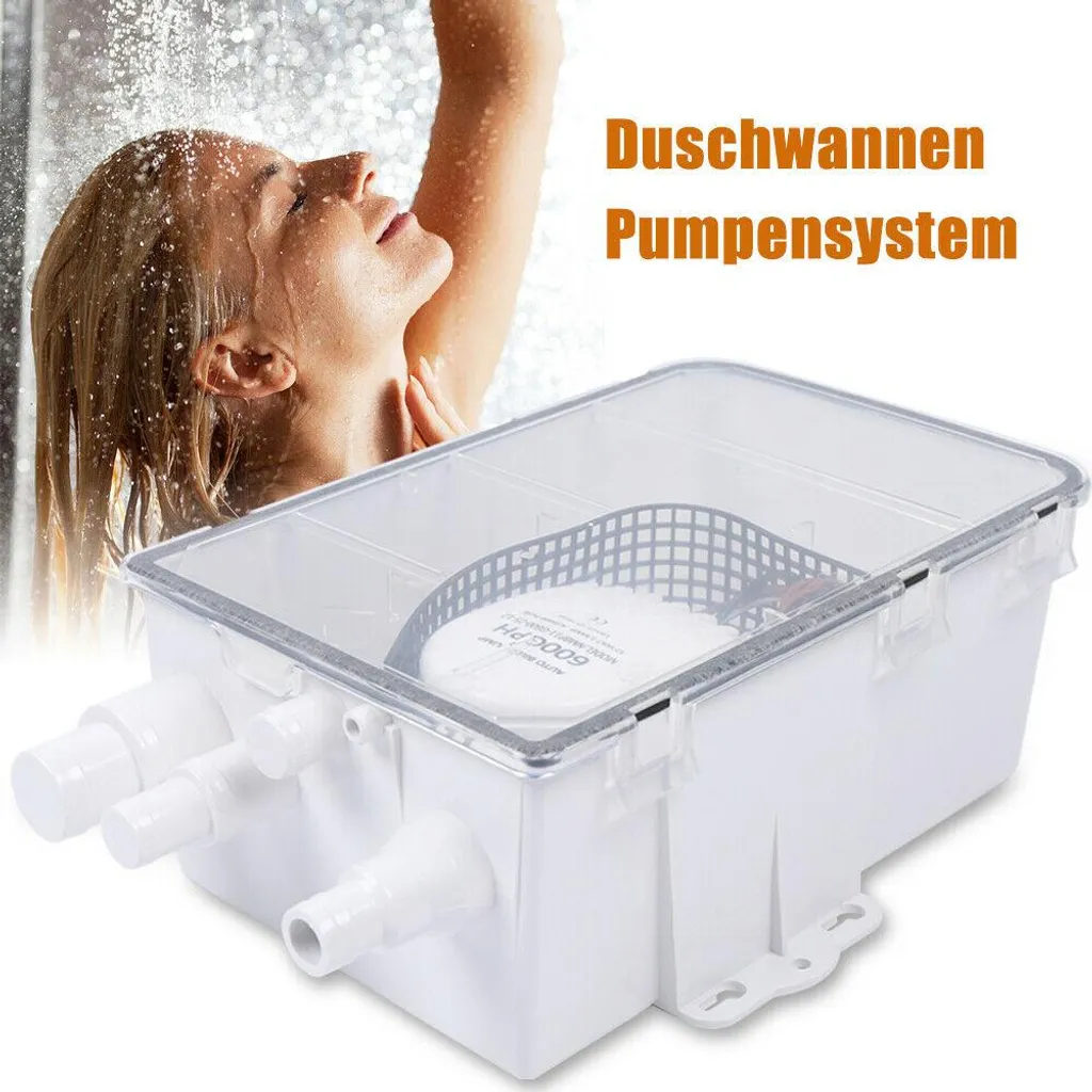 Pompa per Acque Grigie 12V 600 GPH | Soluzione Off-Grid ABS Dura - 3