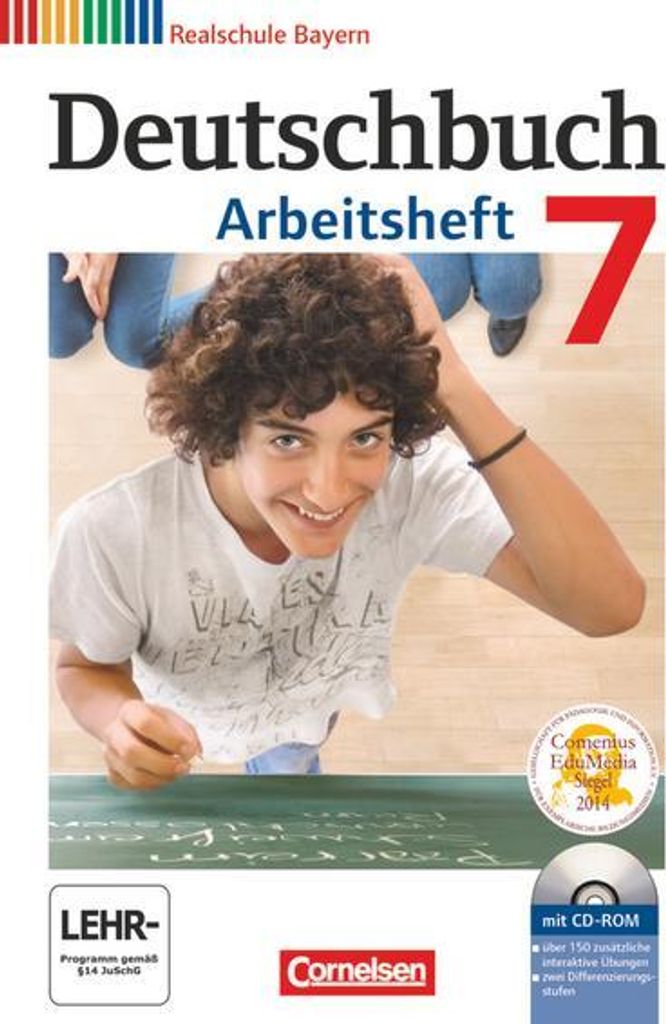 Deutschbuch - Realschule Bayern: 7. Jahrgangsstufe - Arbeitsheft mit Lösungen und Übungs-CD-ROM