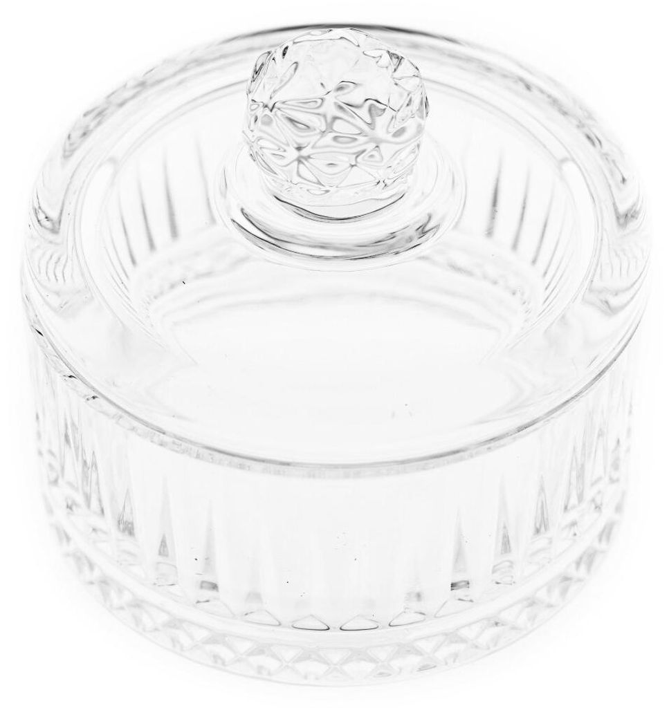 Almina Elisa Coupe en verre avec couvercle Transparent avec Image du produit 