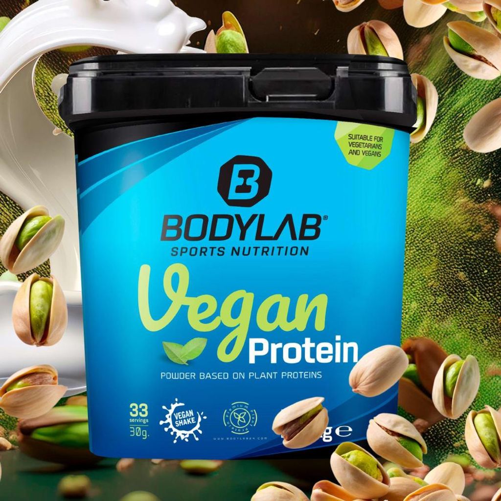 BODYLAB Vegan Protein - 1000g - Pistachio