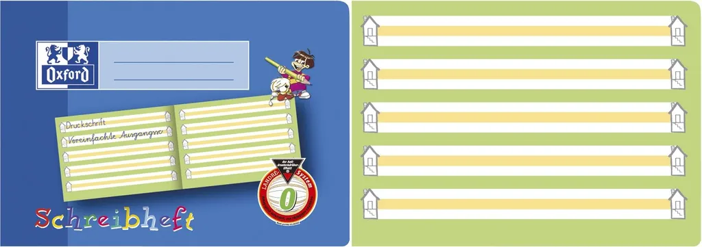 Oxford 100050105 Quaderni A5 Landscape 10 pz - Carta Anti-Macchia 90g