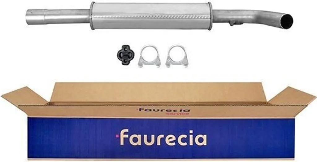 Silencieux avant HELLA en acier robuste pour Polo 6V OE 6K0253211E