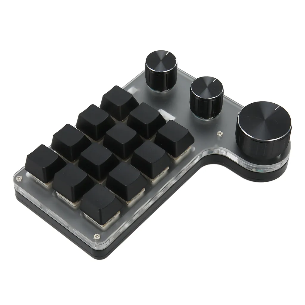 Clavier mécanique programmable à une main avec boutons macros de précision - 3