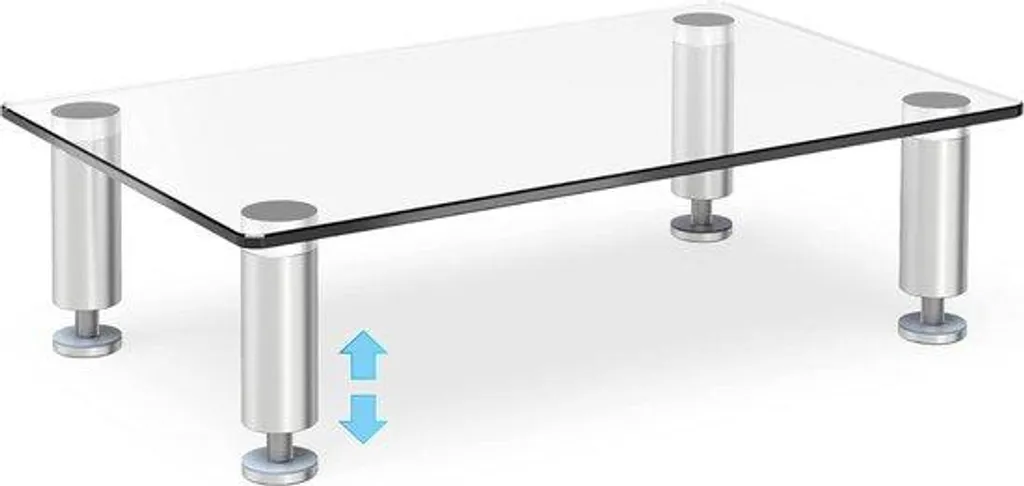Support d'écran Stellar en verre trempé 38cm pour rehausser un PC
